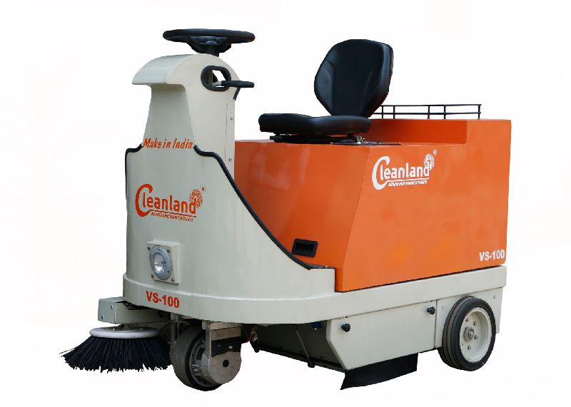 Battery Operated Ride on Road Sweeper, Certification : ISO 9001:2008 Certified