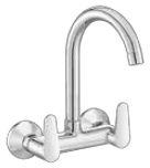 Altius Wall Mounted Sink Mixer, Style : Antique