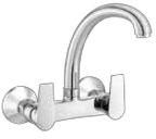 Invictus Wall Mounted Sink Mixer, Style : Antique