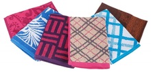 Rectangle 100% Cotton designer towel, Color : 8 colors