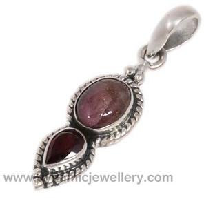 High Polish Tourmaline 925 Silver Pendant, Occasion : Gift