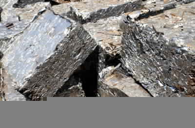 Old black and galvanized steel sheet scrap
