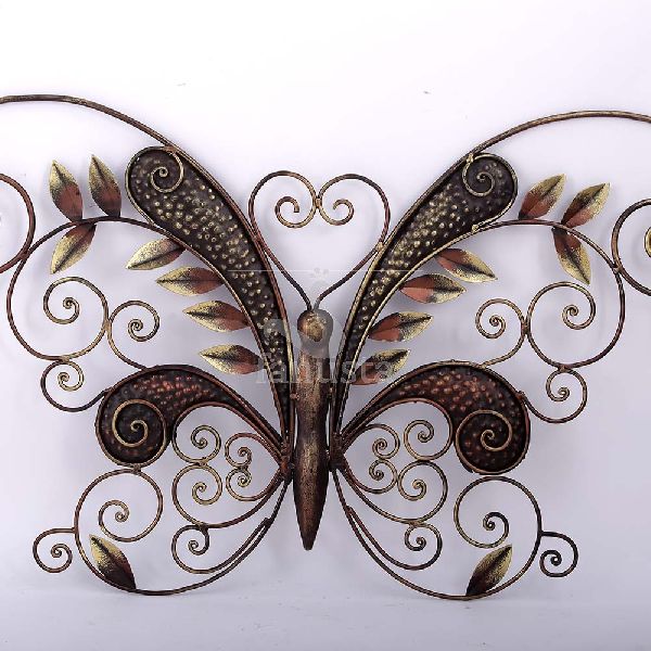 IRON BUTTERFLY WALL HANGING DECOR