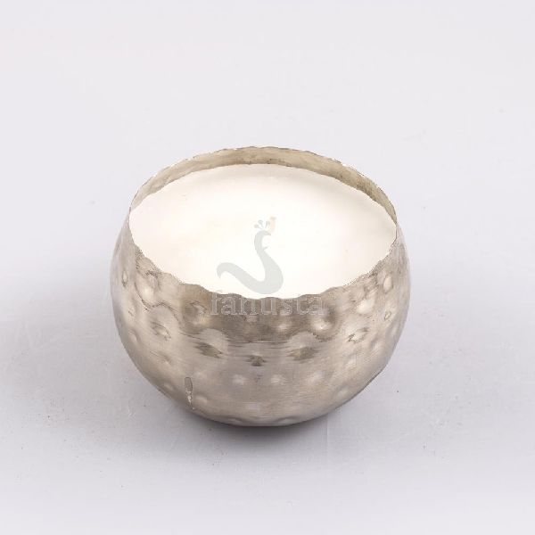 ALUMINIUM Scented Candle Metal Cup, Color : Gold