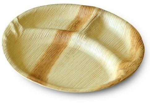 Areca Palm Leaf Partition Plate