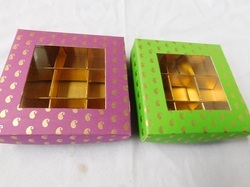 Custom Made Chocolate Boxes With Window Display And With Print