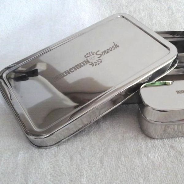 Rectangle Metal Stainless steel kids tiffin, for Food, Feature : Eco-Friendly