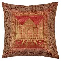 Indian Brocade Bohemian Ethnic Throw Taj Mahal Silk