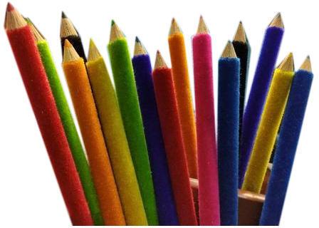 Wooden Velvet Pencil, for Drawing, Writing, Length : 10-12inch