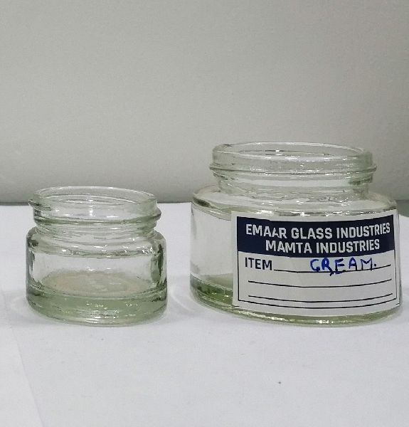 Glass Cream Container, Feature : Leak Proof