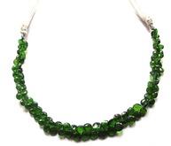 Nakshatra Impex Briollette Faceted Loose Beads, Color : Green