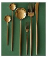 Metal Dinnerware Silver Cutlery Set