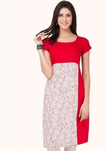 Chanderi Printed Kurti