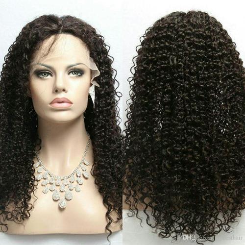 Black Curly Hair Wig, for Personal, Gender : Female