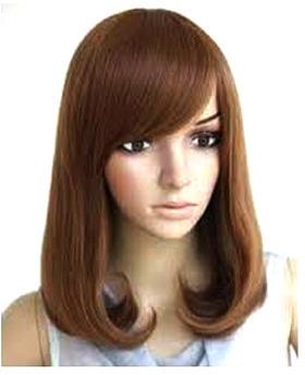 Silky Normal Hair Wig, for Personal, Style : Straight