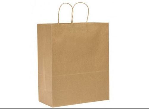 Disposable Paper Carry Bag, for Shopping, Pattern : Plain