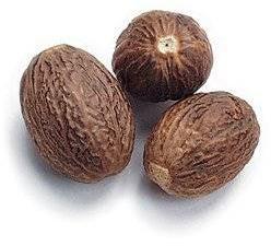 Organic Natural Nutmeg, Color : Brown