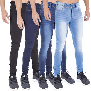 Mens Denim Jeans, for Anti Wrinkle, Anti-Shrink, Color Fade Proof, Pattern : Plain