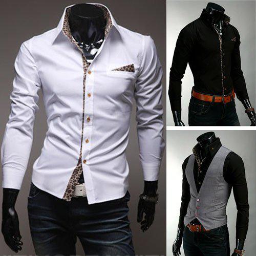 Long Sleeve Mens Designer Shirt