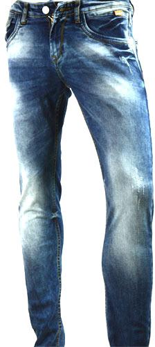 Mens Faded Jeans, Feature : 5 Pockets, Anti-Shrink, Skinny, Straight Leg