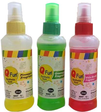 QFun Synthetic Glue, for Homes, Offices, School, Packaging Type : Plastic Bottle