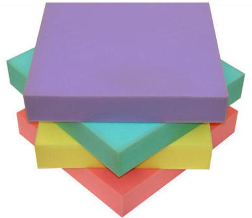 Rectangular Colorful PU Foam Sheets, for Furniture, Pattern : Plain