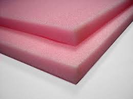 Rectangular Pink Pillow Foam Sheets, Pattern : Plain