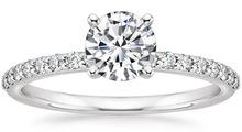 925 Sterling Sliver Diamond Ring for women, Color : White