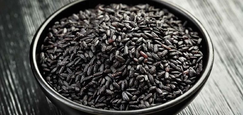 Hard Fresh Organic Black Rice, for Cooking, Variety : Long Grain