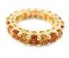 Citrine eternity ring, Color : Yellow