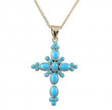 Sleeping beauty turquoise Pendant