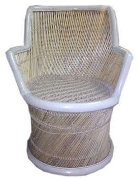 White & Brown Mudda Chair