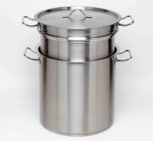 STAINLESS STEEL STOCK POT DOUBLE