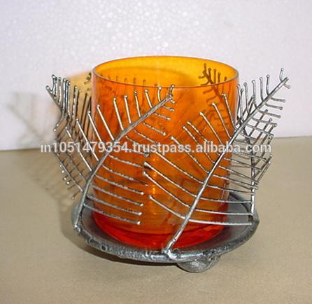 GEETA INTERNATIONAL Metal IRON WIRE TREE VOTIVE