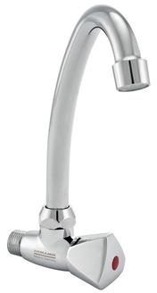 Wall sink tap 'HU' Spout, Style : Contemporary