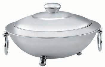 Oval Polished Stainless Steel Hotpot, for Home, Feature : Anti Corrosive, Durable, Shiny Look