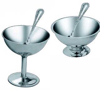 Stainless Steel Ice Cream Cup with Spoon