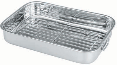 Stainless Steel Lasagna Pan, Color : Silver