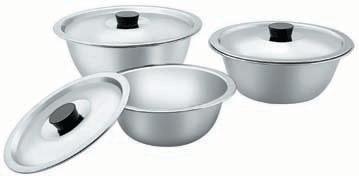 Stainless Steel Mixing Bowl with Lid, for Home, Feature : Anti Junk, Corrosion Resistant, Durablity