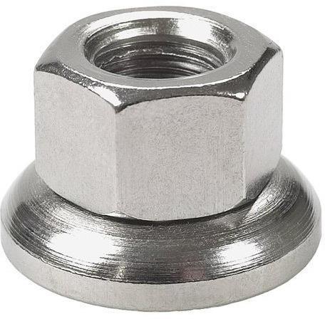 Stainless Steel Axle Nut, for Fitting Use, Color : Silver