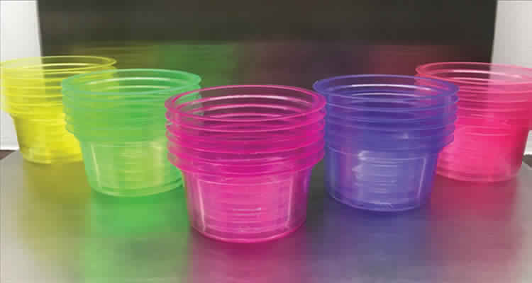 100 ml Rainbow Cups