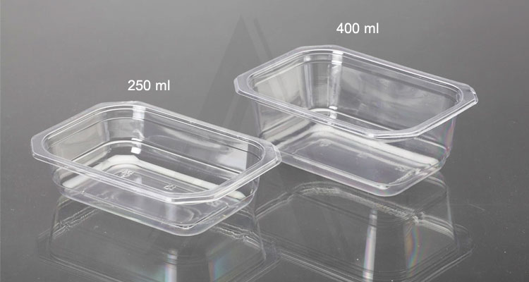 250ml / 400 ml Serving Tray, Color : Clear