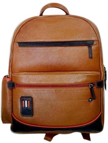 Plain Brown Rexine Office Messenger Bag, Size: Free
