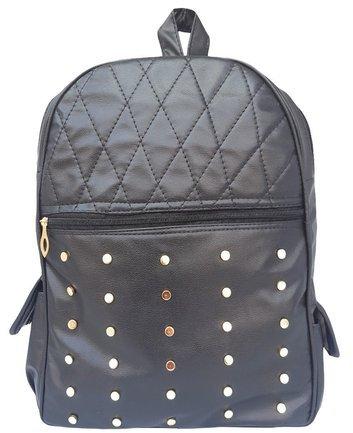 Plain Rexine Girls School Bag