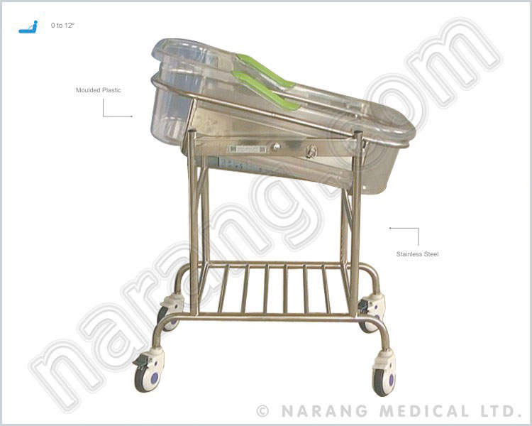 Infant Bed Child Cot with Plastic Moulded Crib