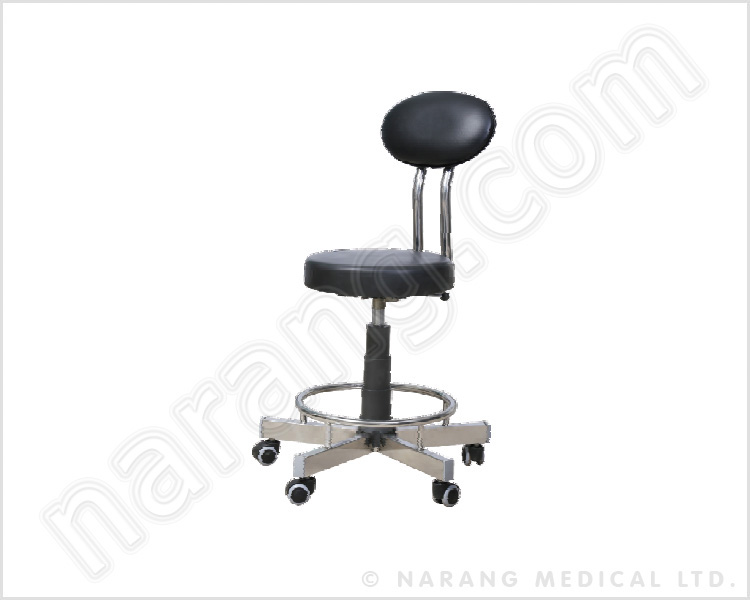 Surgeon Stool With Backrest