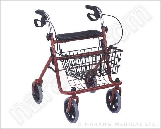 Walker Rollator Foldable, Epoxy Steel