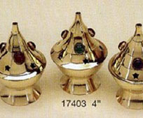 Kalavastu Metal Brass Incense Burner