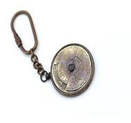 Collectible solid Brass Calendar Key Chain, Color : silver