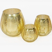 Gold mercury glass votives, for Home Decoration